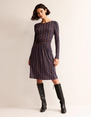 Boden Abigail Jersey Kleid Damen Braun | RKXEU-1208