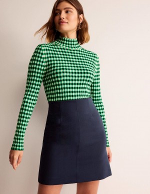 Boden Bi-stretch Mini GolfSkirts Damen Navy | YMTIV-9347