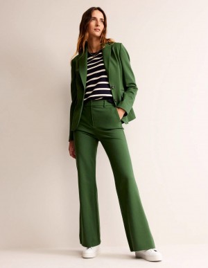 Boden Brompton Ponte Hose Damen Grün | BTIFH-4702