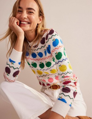 Boden Edie Fair Isle Pullover Damen Mehrfarbig | RANGW-7213