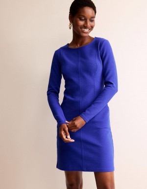 Boden Ellen Ottoman Kleid Damen Hellblau | DAERU-4815