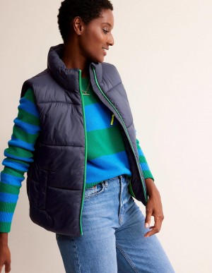 Boden Fife Gesteppt Jacke Damen Navy | TGPYN-3691