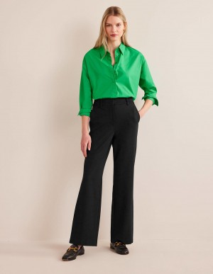 Boden Hampshire Flared Hose Damen Schwarz | ZNMAQ-2068