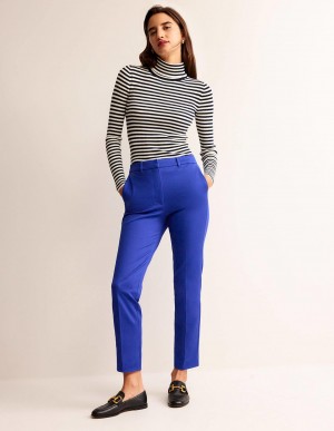 Boden Highgate Bi-Stretch Hose Damen Blau | MUYPZ-8514