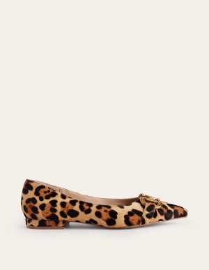 Boden Iris Snaffle Ballet Flache Schuhe Damen Leopard | SULJH-6125