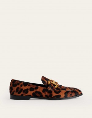Boden Iris Snaffle Flache Schuhe Damen Leopard | LRTDJ-1678