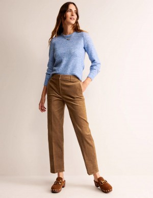 Boden Kew Corduroy Hose Damen Braun | UKRJO-6752