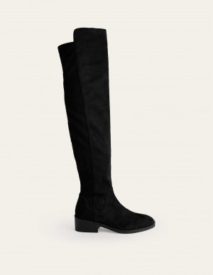 Boden Over Kniehohe Stiefel Damen Schwarz | RBNSA-6047