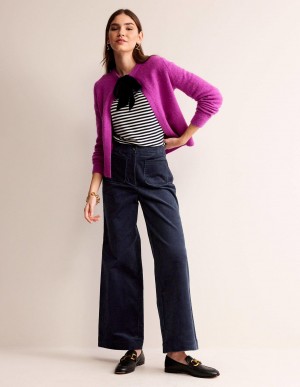 Boden Westbourne Corduroy Hose Damen Navy | VWCSB-2934