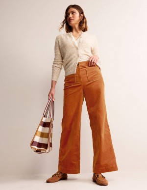 Boden Westbourne Corduroy Hose Damen Orange | AMOBH-1349