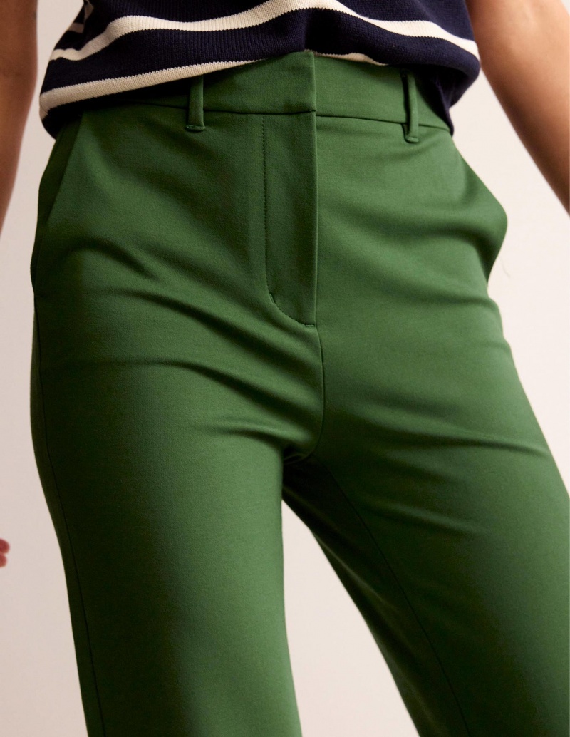 Boden Brompton Ponte Hose Damen Grün | BTIFH-4702