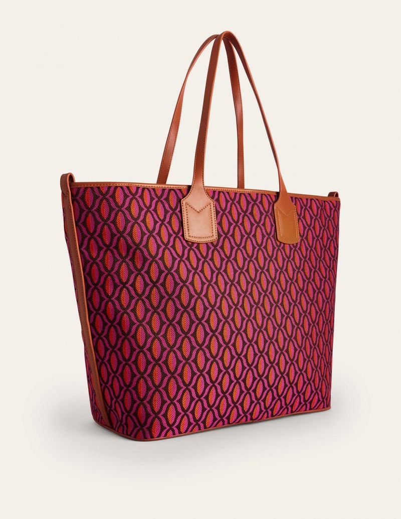 Boden Canvas Trapeze Tragetaschen Damen Rot | 689WRASZL