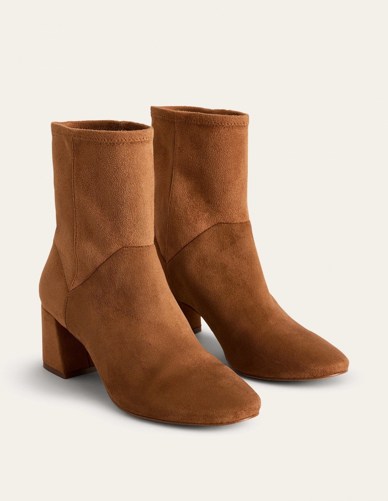 Boden Cara Stretch Stiefeletten Damen Khaki | KSNZU-8756