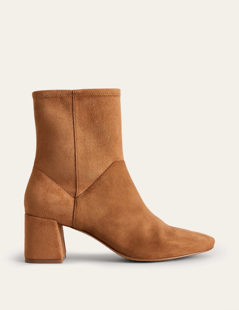 Boden Cara Stretch Stiefeletten Damen Khaki | KSNZU-8756