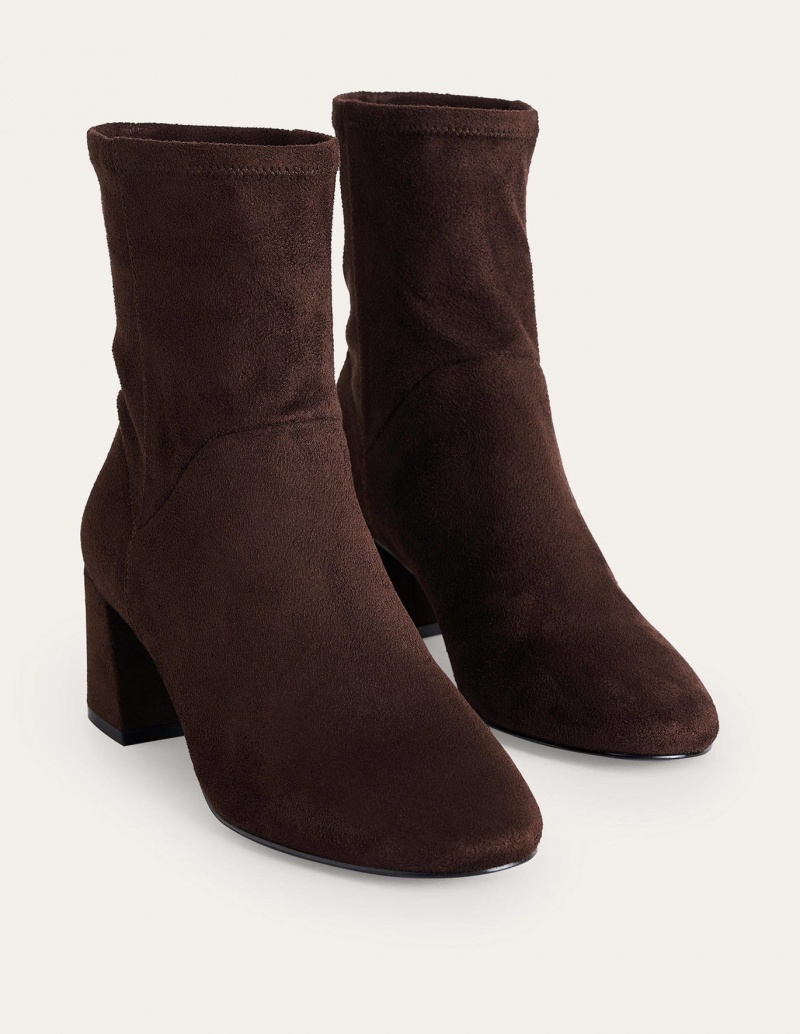 Boden Cara Stretch Stiefeletten Damen Schokolade | ROSGI-1698