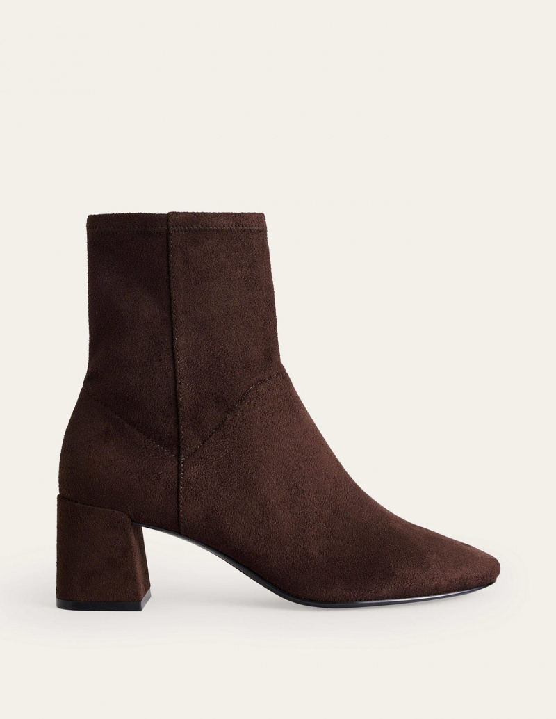 Boden Cara Stretch Stiefeletten Damen Schokolade | ROSGI-1698