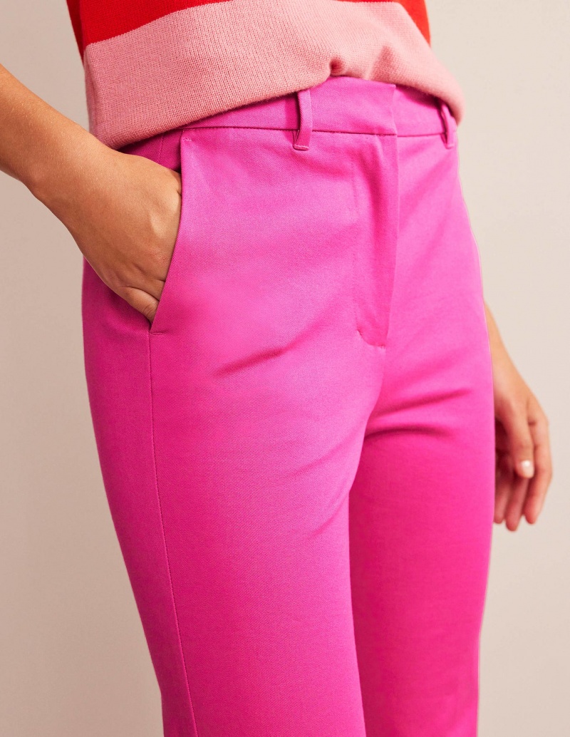 Boden Chelsea Bi-stretch Hose Damen Fuchsie | QKNFI-0219
