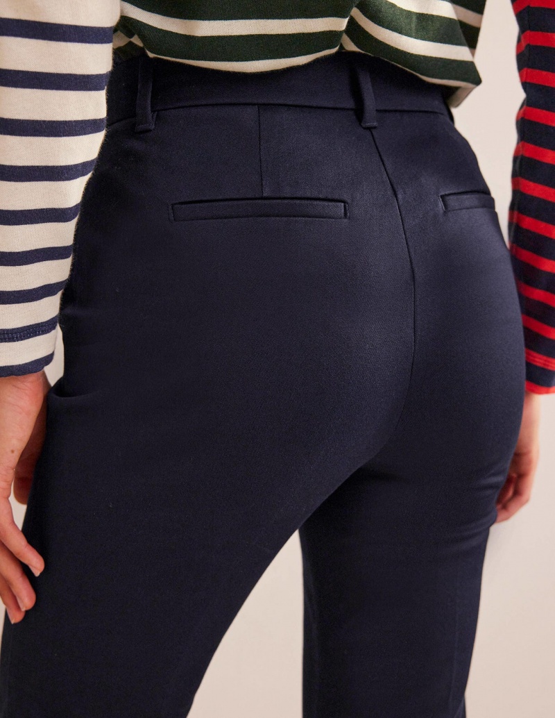 Boden Chelsea Bi-stretch Hose Damen Navy | HLMYV-0964