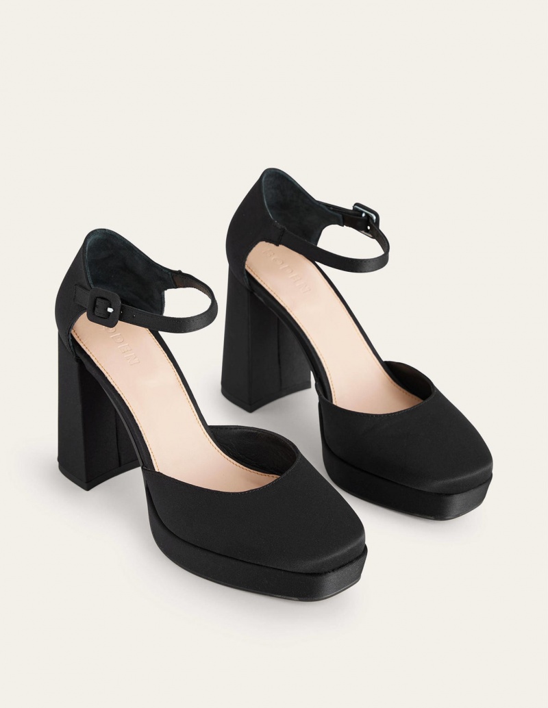 Boden Closed-Kappe Hohe Schuhe Damen Schwarz | GAIXY-0536