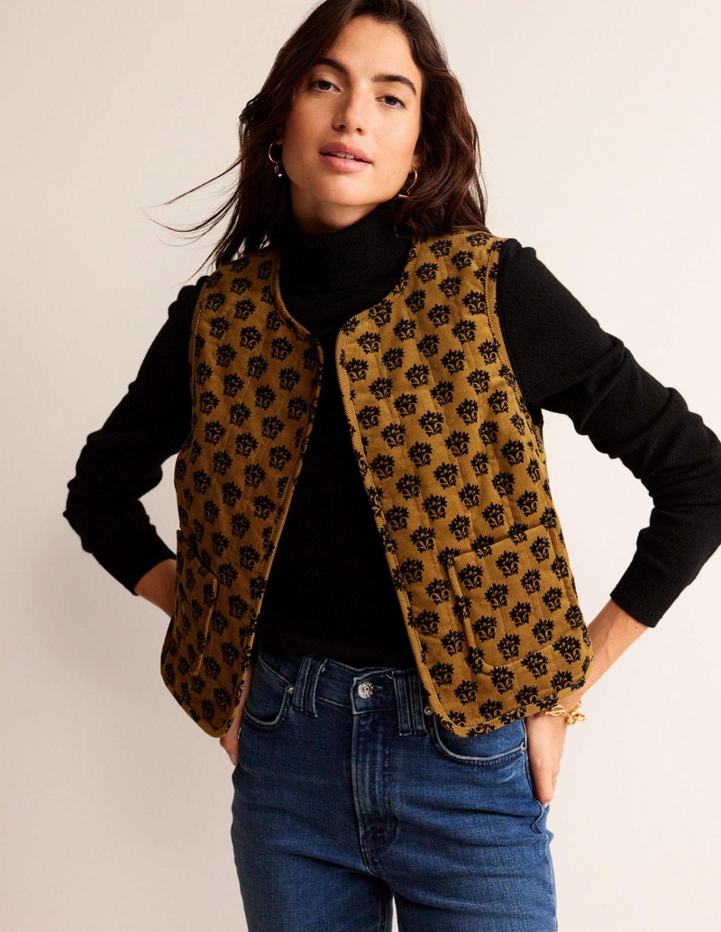 Boden Cord Jacke Damen Olivgrün | NSILZ-9402