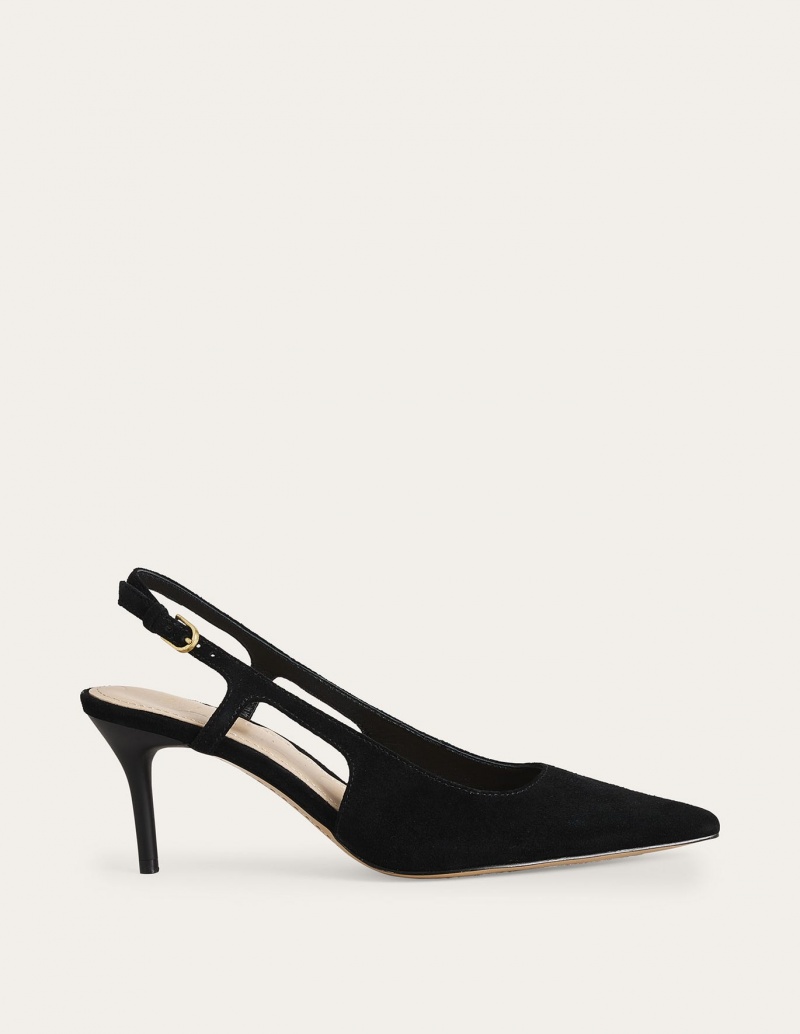 Boden Cut-out Sling Back Hohe Schuhe Damen Schwarz | LMEOG-6249