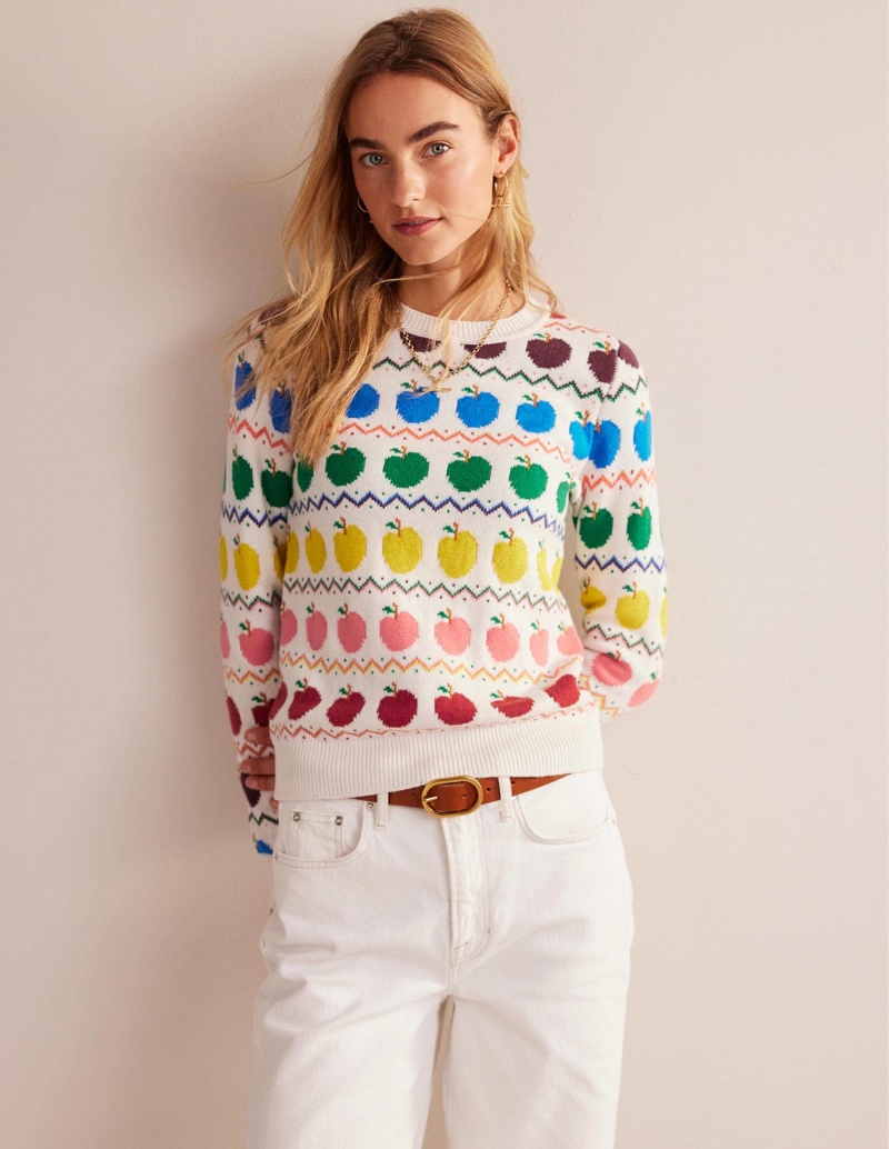 Boden Edie Fair Isle Pullover Damen Mehrfarbig | RANGW-7213