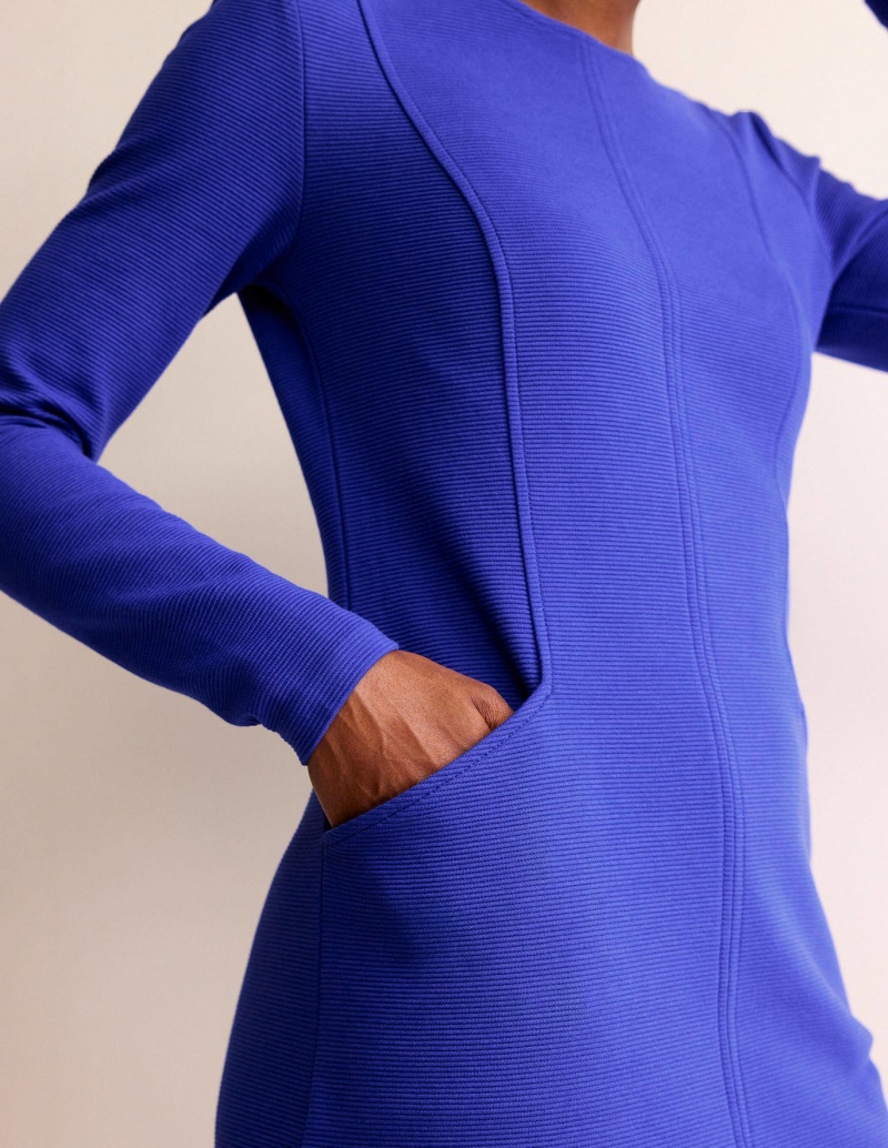 Boden Ellen Ottoman Kleid Damen Hellblau | DAERU-4815