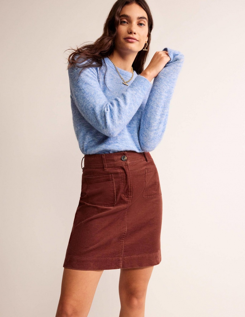Boden Estella Cord Mini GolfSkirts Damen Rot | YIWPF-9412