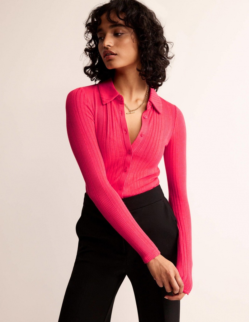 Boden Fife Gesteppt Jacke Damen Rosa | XYAWI-1542