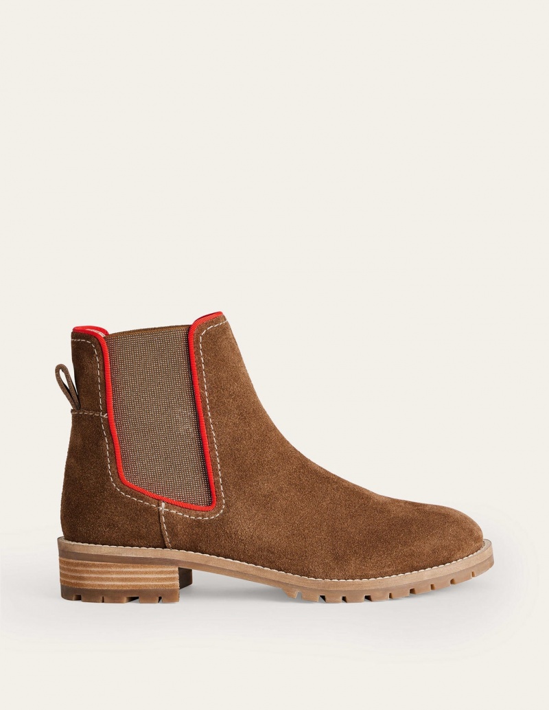 Boden Freya Chelsea Stiefel Damen Braun | IVBXO-8139