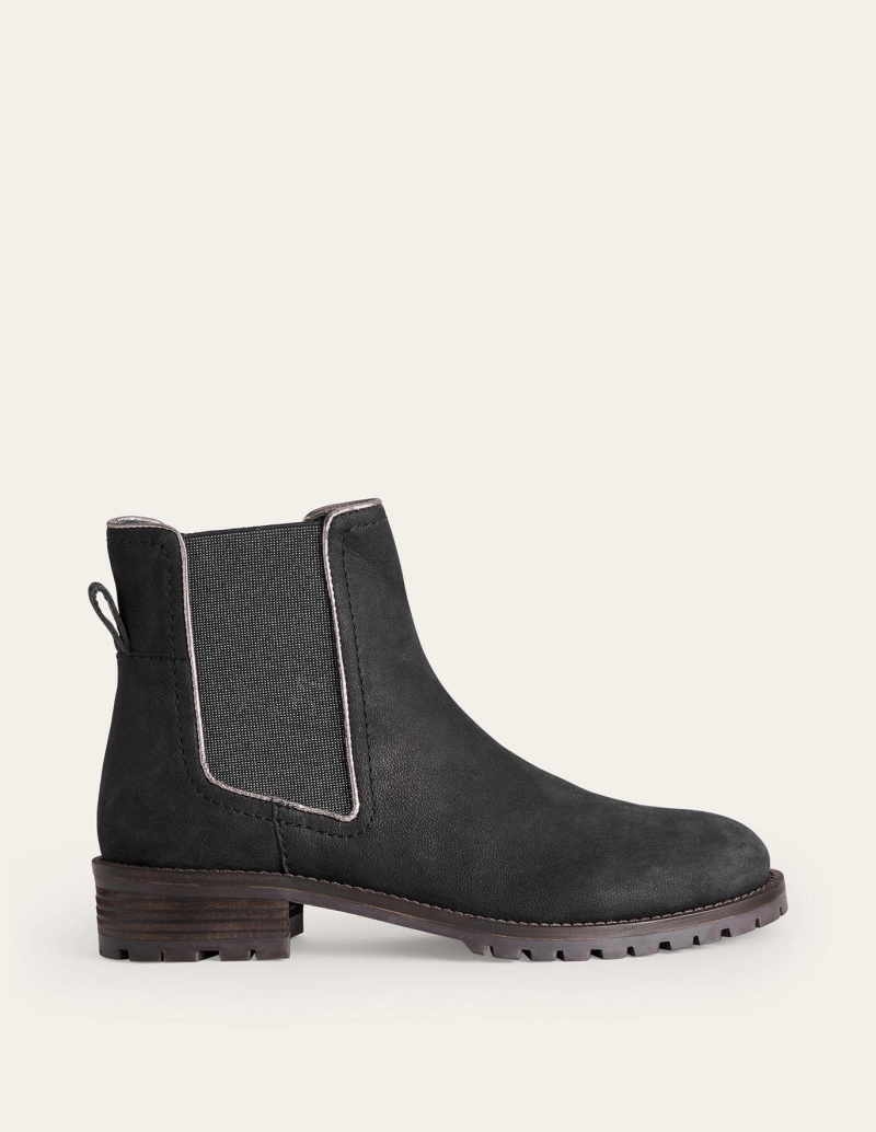 Boden Freya Chelsea Stiefel Damen Schwarz | UPAON-1493