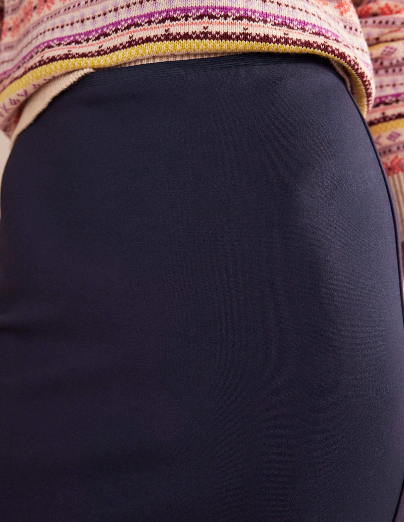 Boden Hampshire Ponte Column GolfSkirts Damen Navy | DSKZR-3698