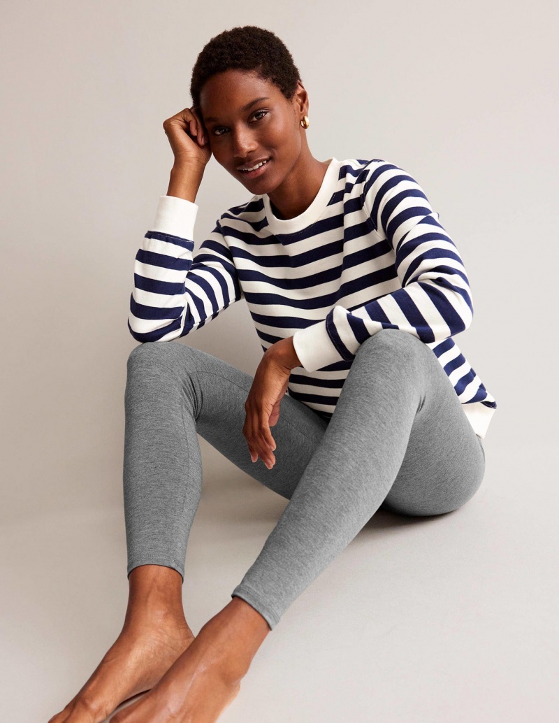 Boden High Rise Jersey Leggings Damen Grau | HWPBD-1735