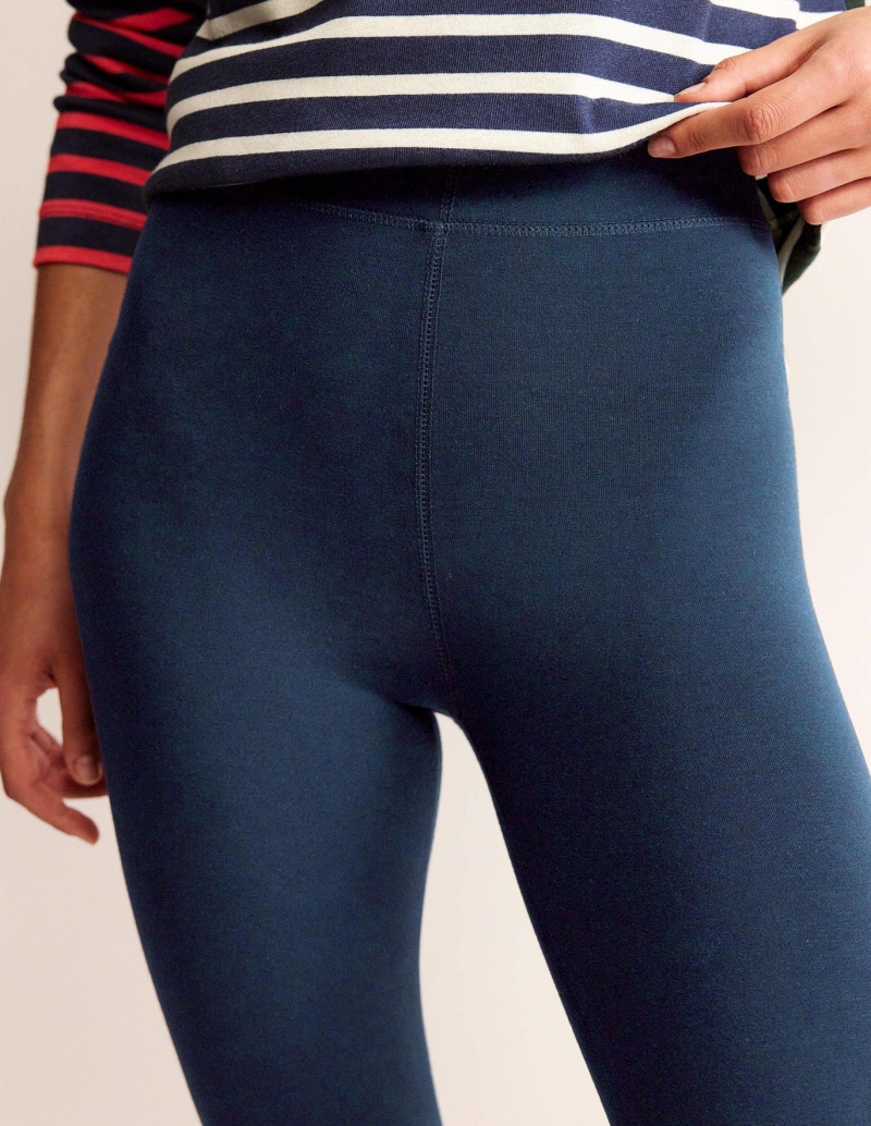 Boden High Rise Jersey Leggings Damen Navy | GWVLR-2690