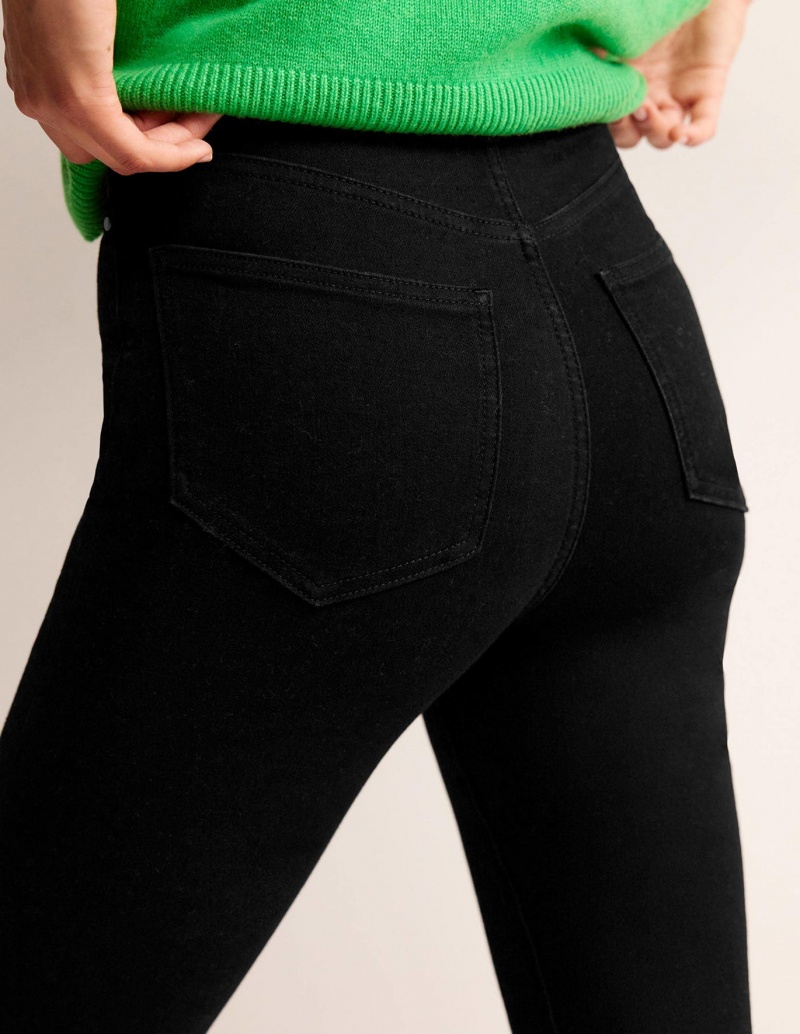 Boden High Rise Sculpted Schlank Jean Jeans Damen Schwarz | YCMLA-0256