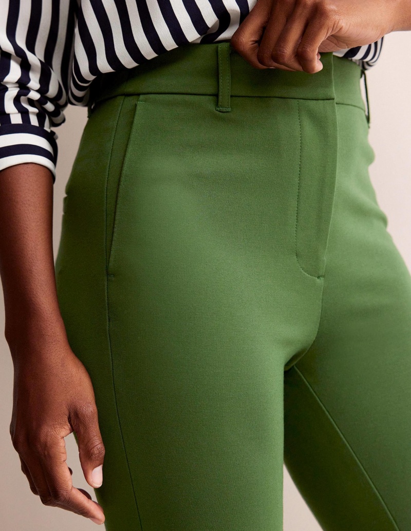 Boden Highgate Ponte Hose Damen Grün | MQXUW-1864