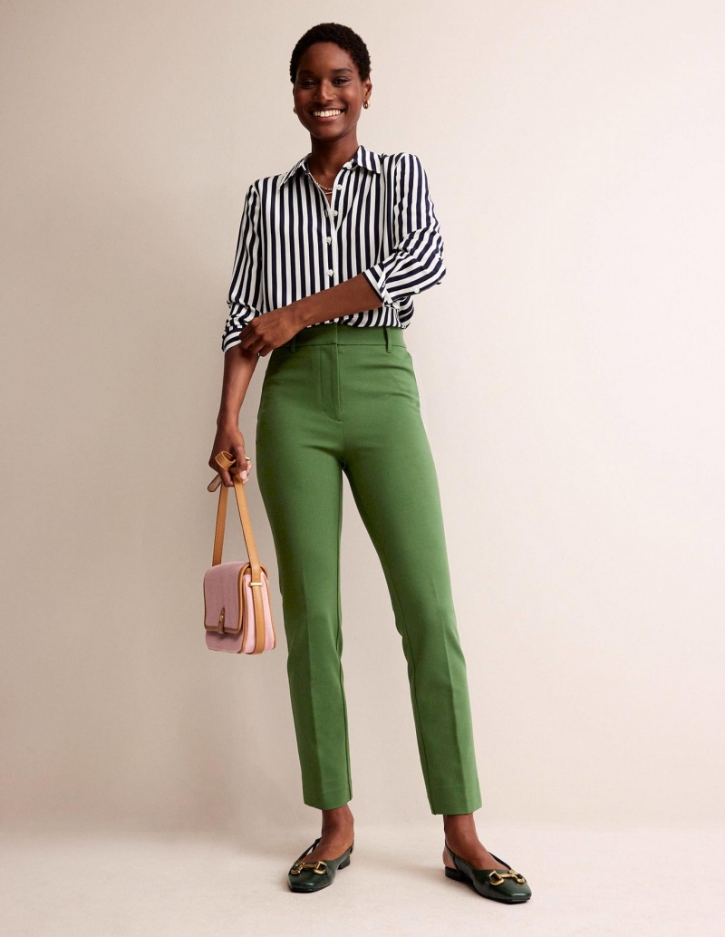 Boden Highgate Ponte Hose Damen Grün | MQXUW-1864
