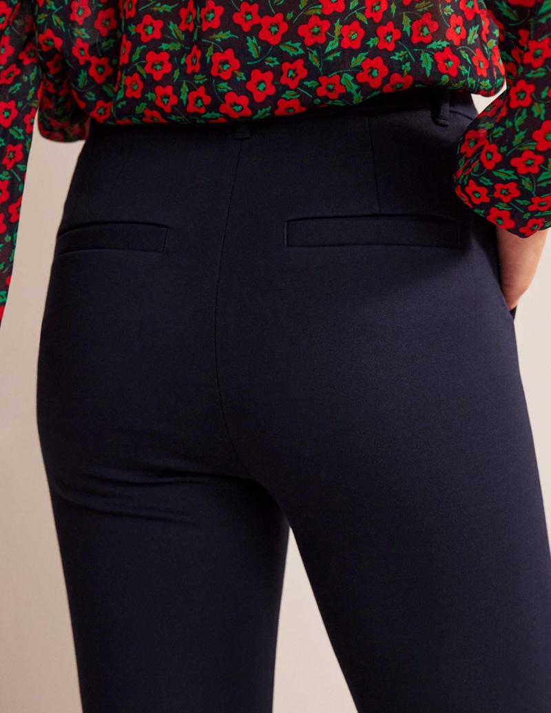 Boden Highgate Ponte Hose Damen Navy | TVMUQ-5172