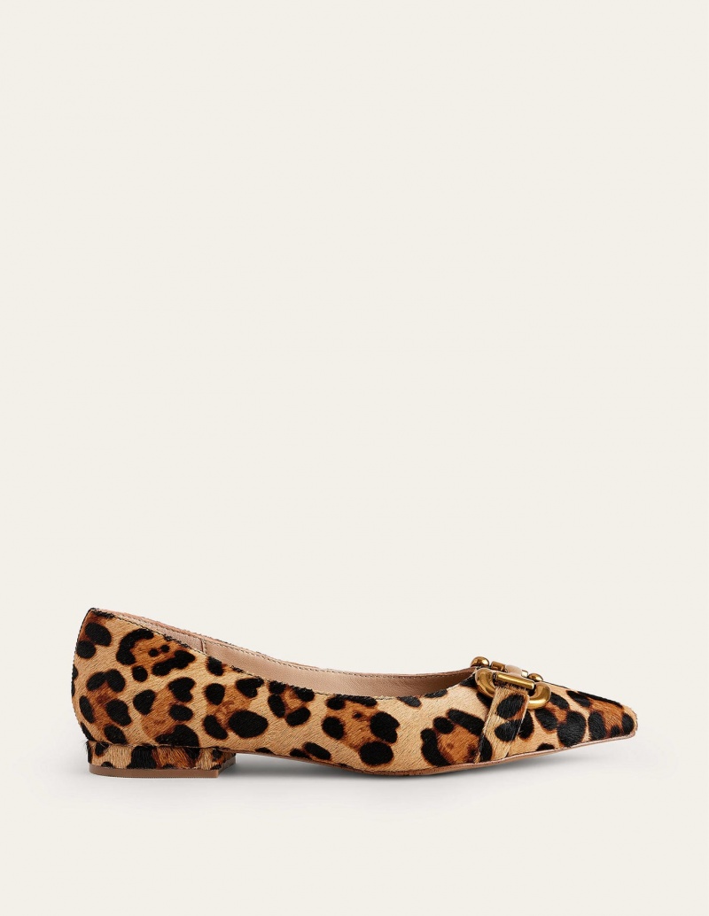 Boden Iris Snaffle Ballet Flache Schuhe Damen Leopard | SULJH-6125