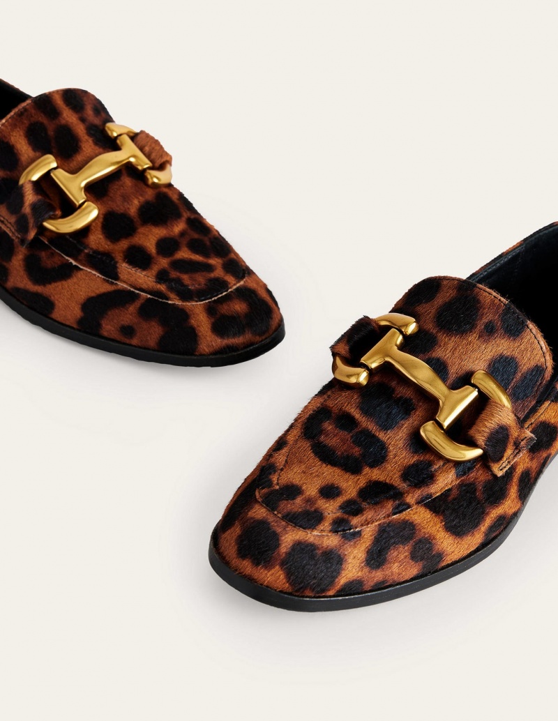Boden Iris Snaffle Halbschuhe Damen Leopard | DVMOU-0521