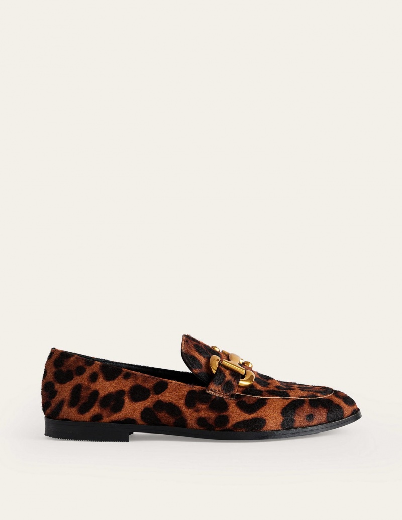 Boden Iris Snaffle Halbschuhe Damen Leopard | DVMOU-0521
