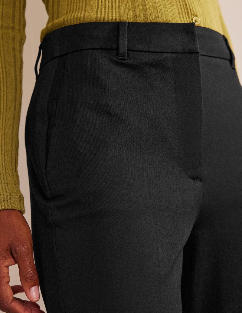 Boden Kew Bi-stretch Hose Damen Schwarz | FGRYS-3746