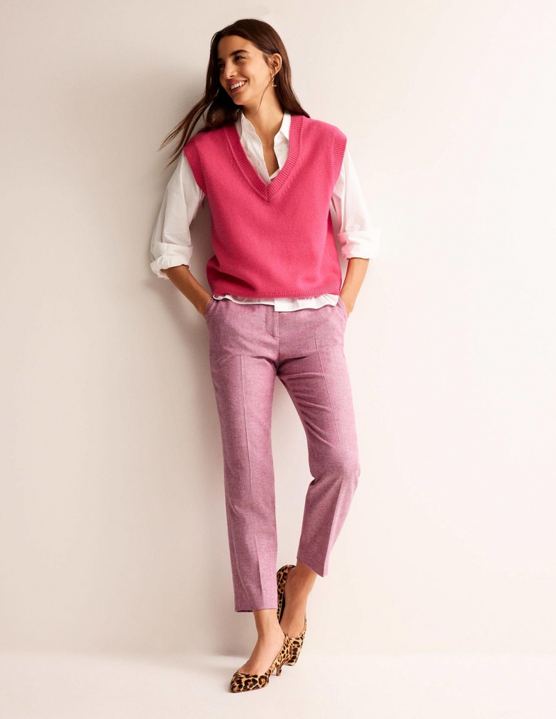 Boden Kew Wolle Hose Damen Rosa | HOWEY-5874