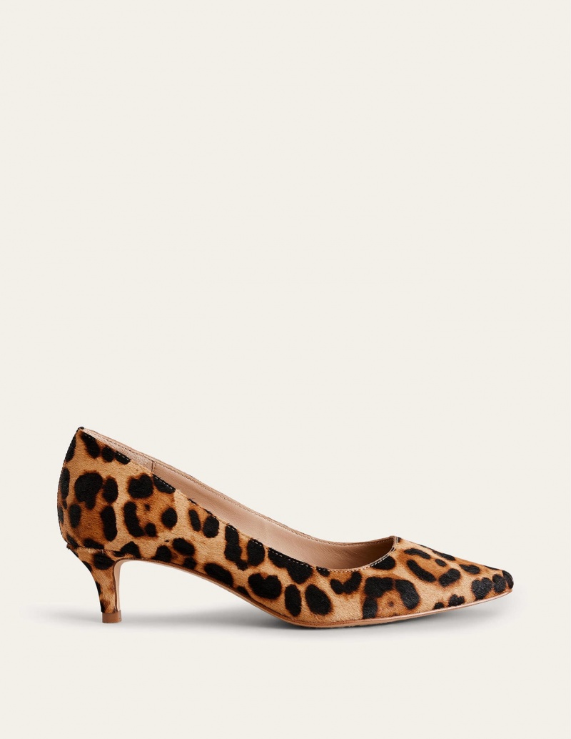 Boden Lara Low-Absatz Court Schuhe Damen Leopard | AVRNS-0982