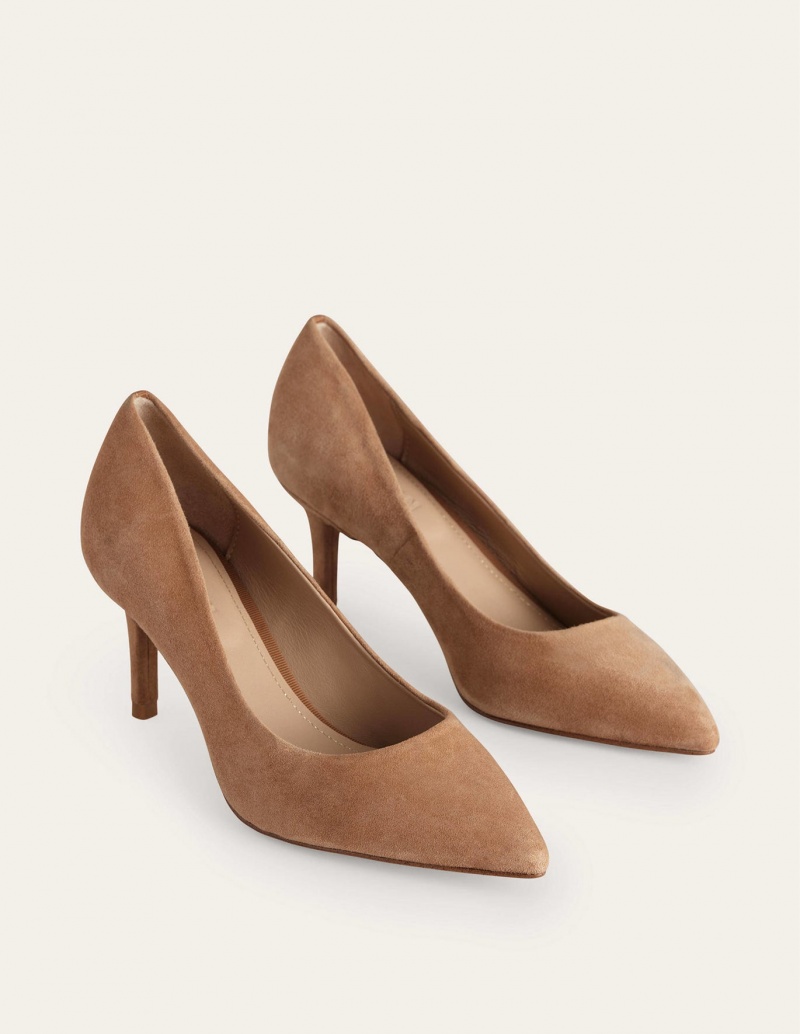 Boden Lara Mid-Absatz Court Schuhe Damen Khaki | HUTMZ-2903