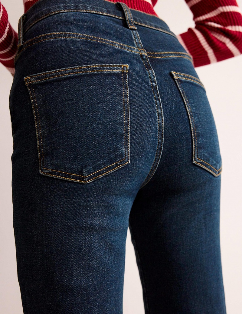 Boden Mid Rise Slim Jeans Damen Indigo | TBJVZ-8690