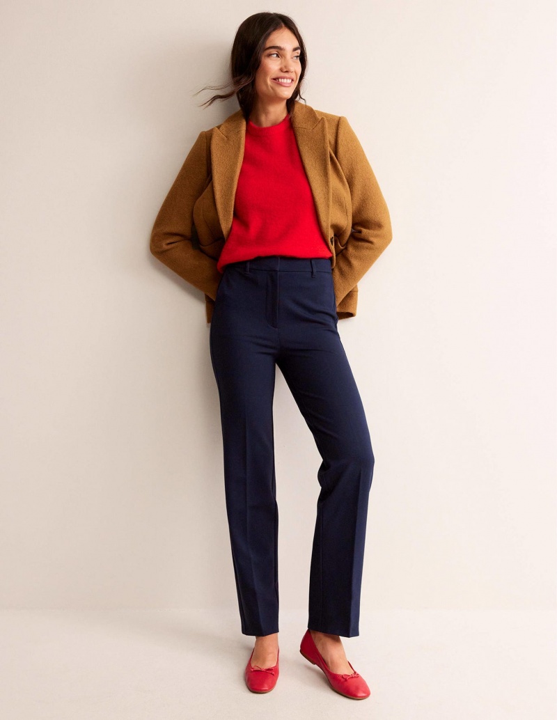 Boden Pimlico Ponte Hose Damen Navy | YONDL-4173