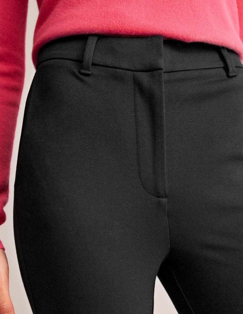 Boden Pimlico Ponte Hose Damen Schwarz | SLOAT-3720