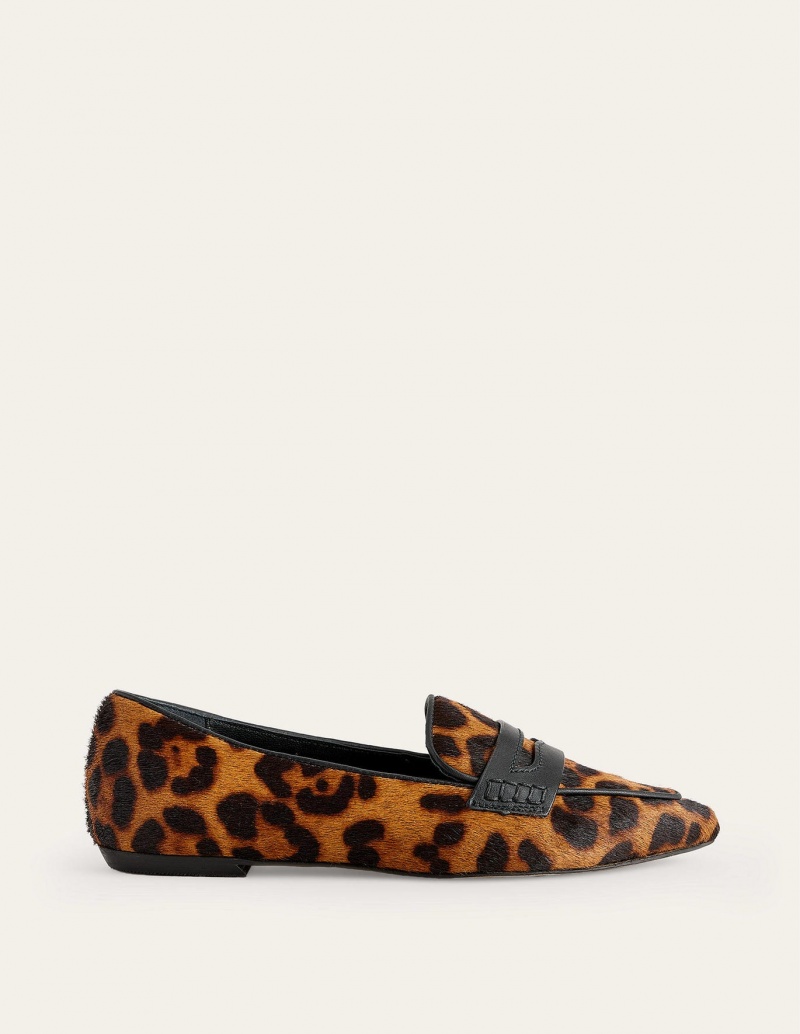 Boden Pointed Halbschuhe Damen Leopard | EOPBV-6579