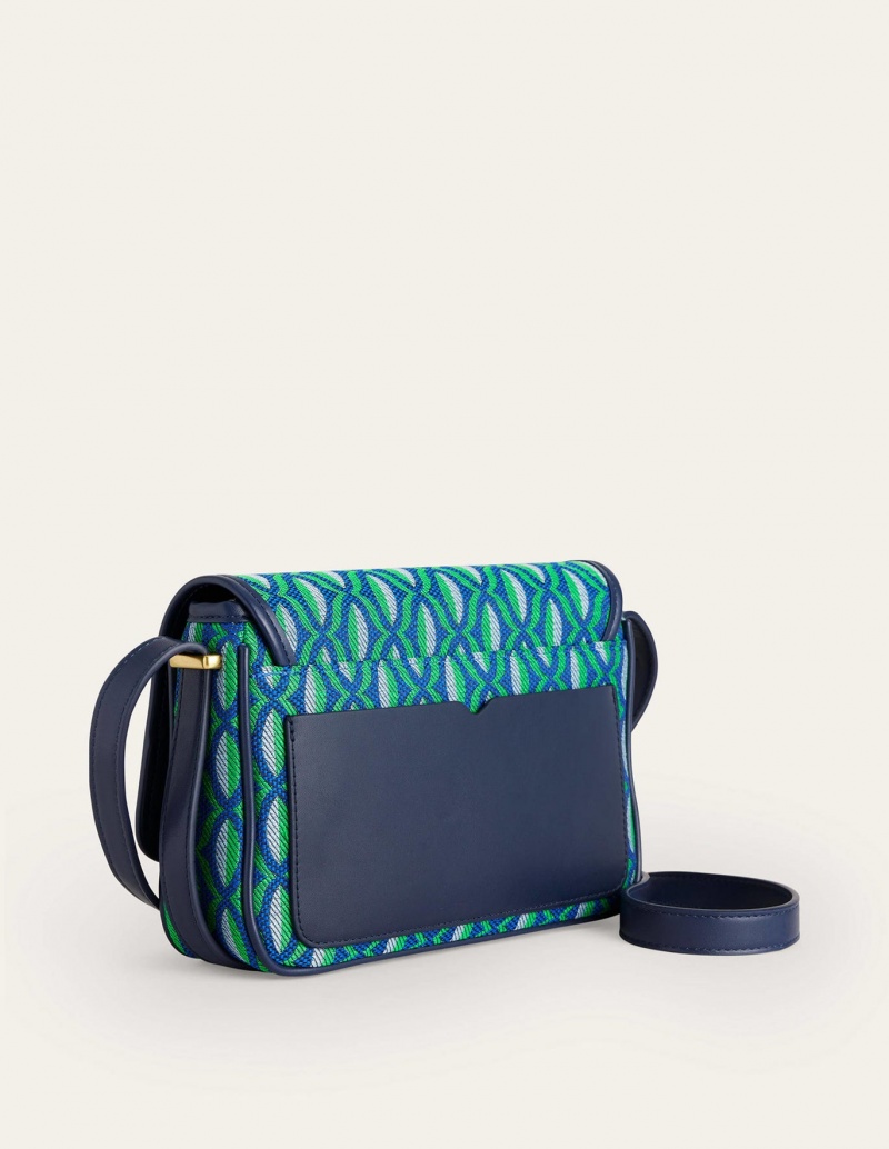 Boden Structured Crossbody Taschen Damen Grün | 639JEOKIP